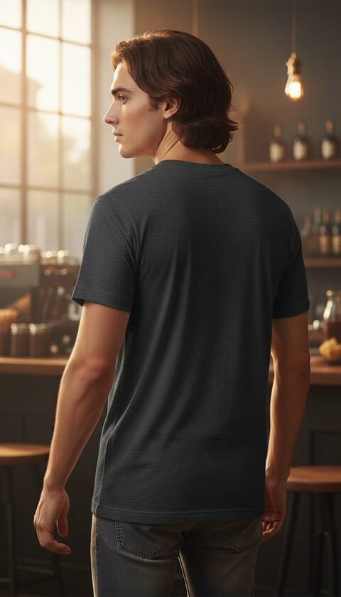 Model Wearing Shirt