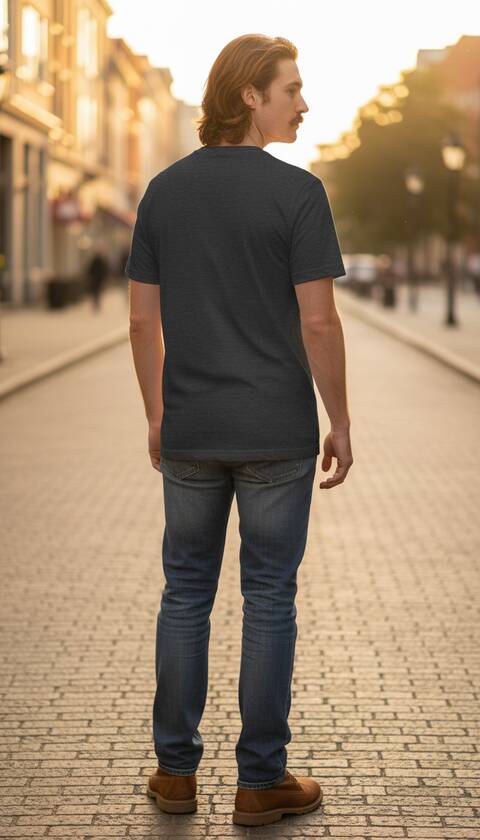 Model Wearing Shirt