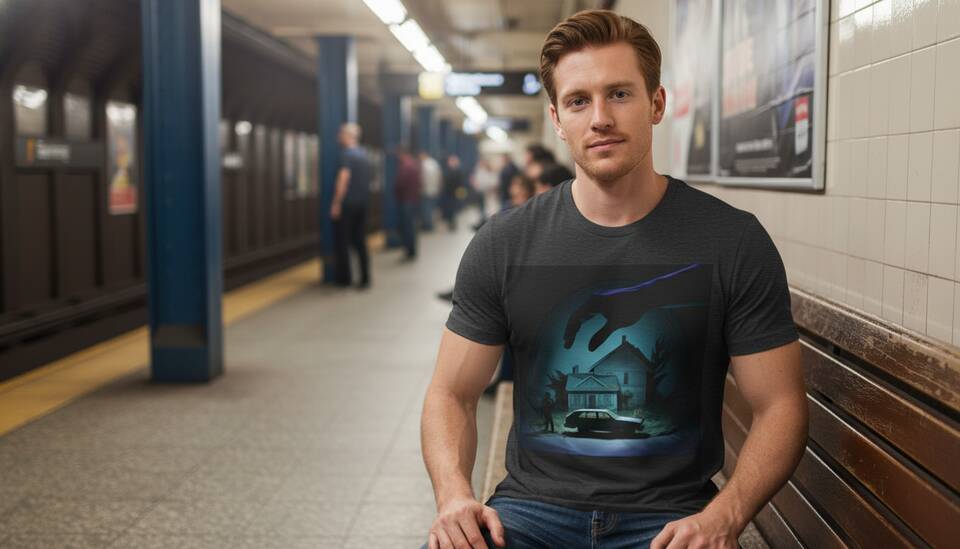 Model Wearing Shirt