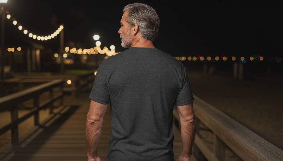 Model Wearing Shirt