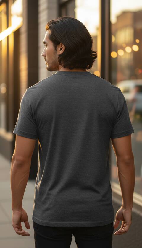 Model Wearing Shirt