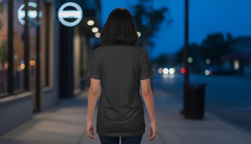 Model Wearing Shirt