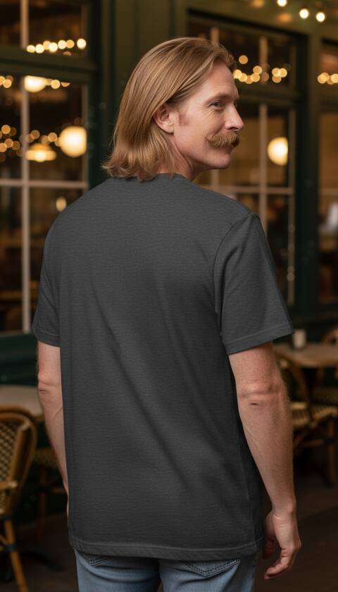 Model Wearing Shirt