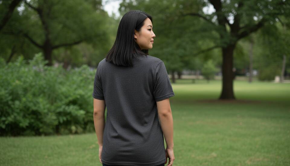 Model Wearing Shirt