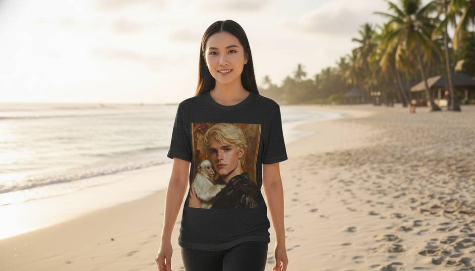Model Wearing Shirt