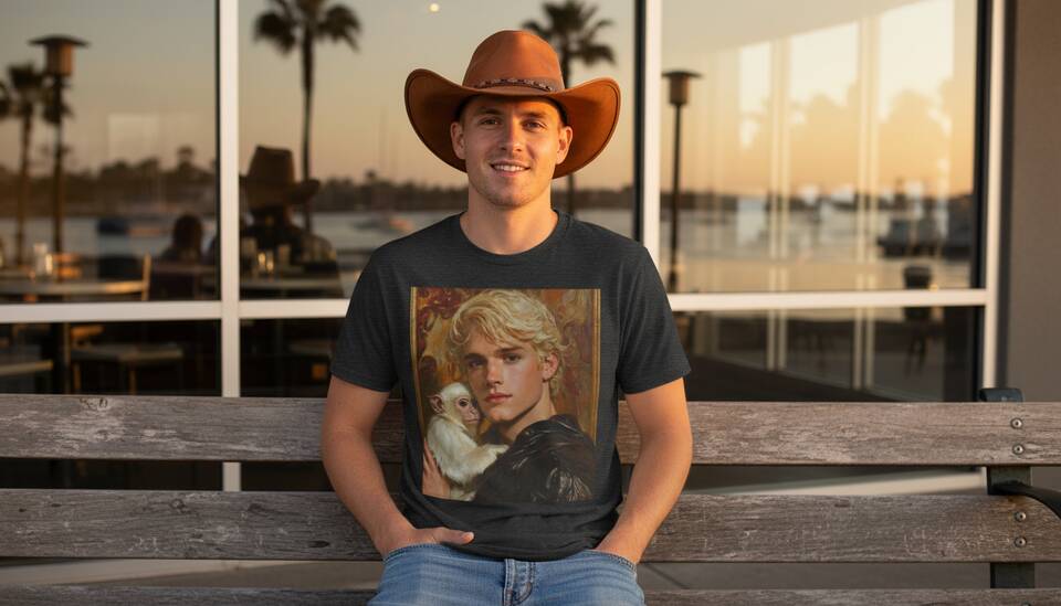 Model Wearing Shirt