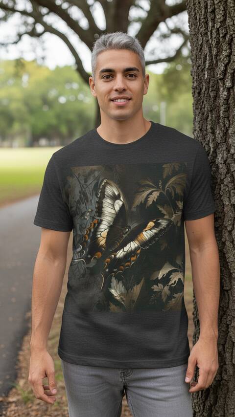 Model Wearing Shirt