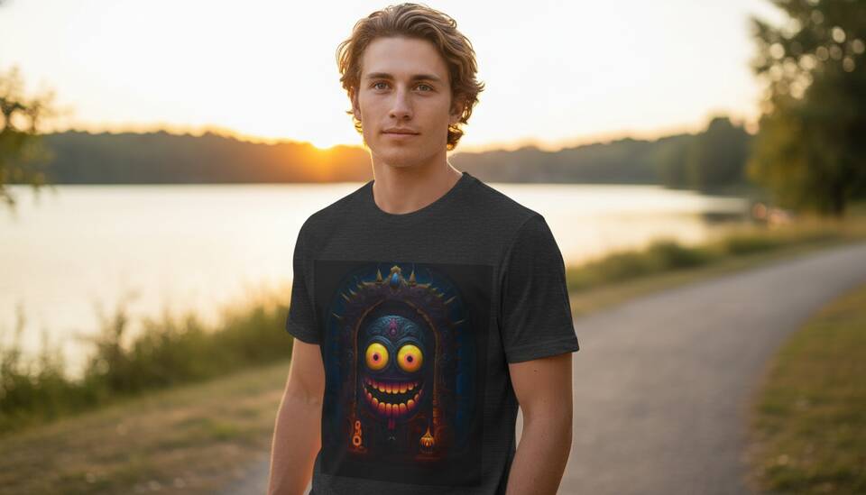 Model Wearing Shirt
