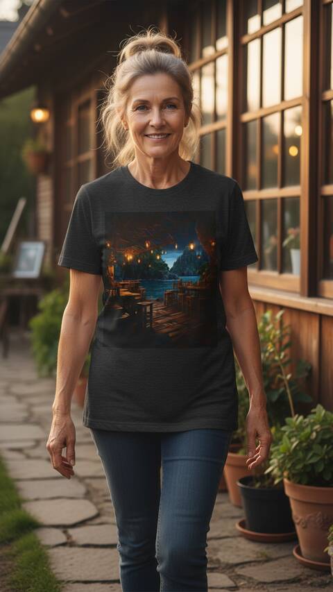 Model Wearing Shirt