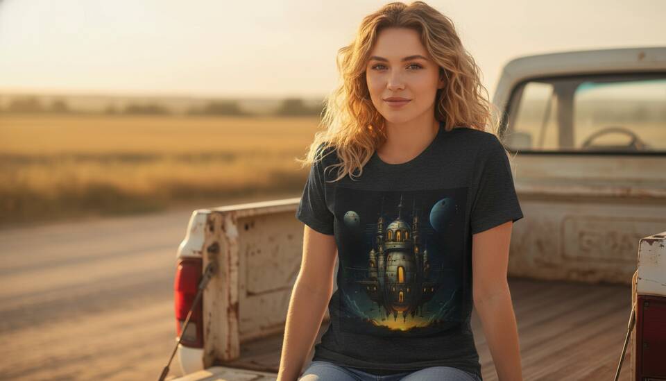 Model Wearing Shirt