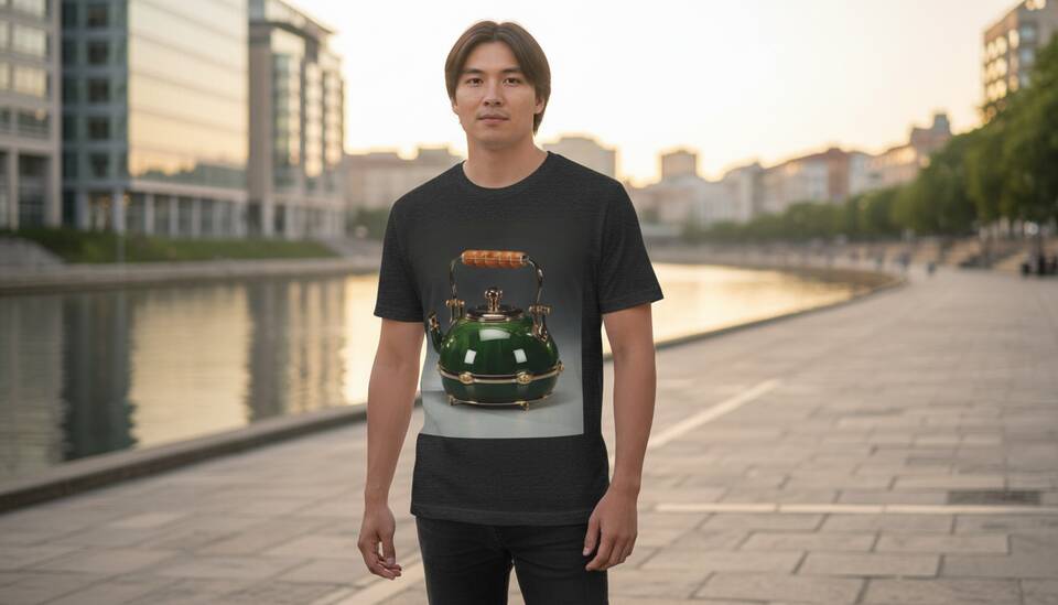 Model Wearing Shirt