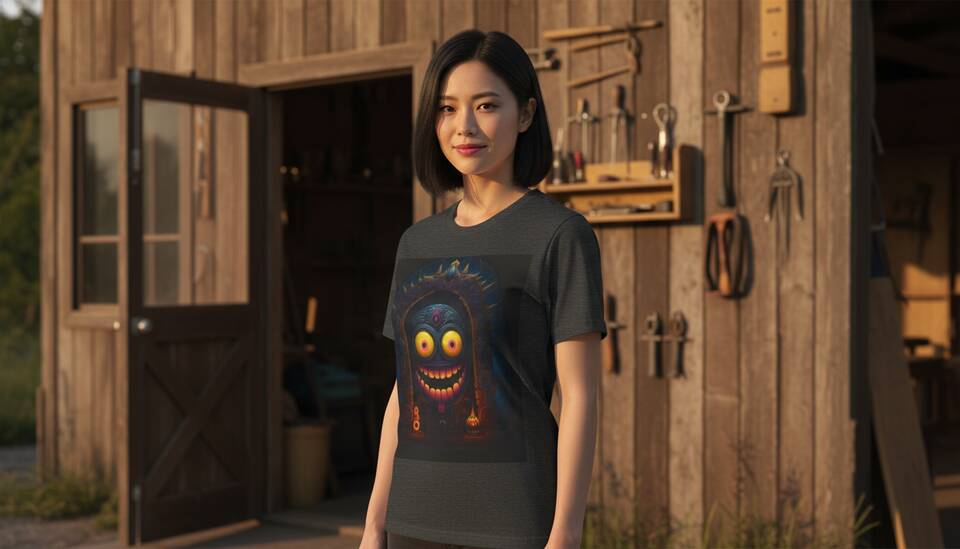 Model Wearing Shirt