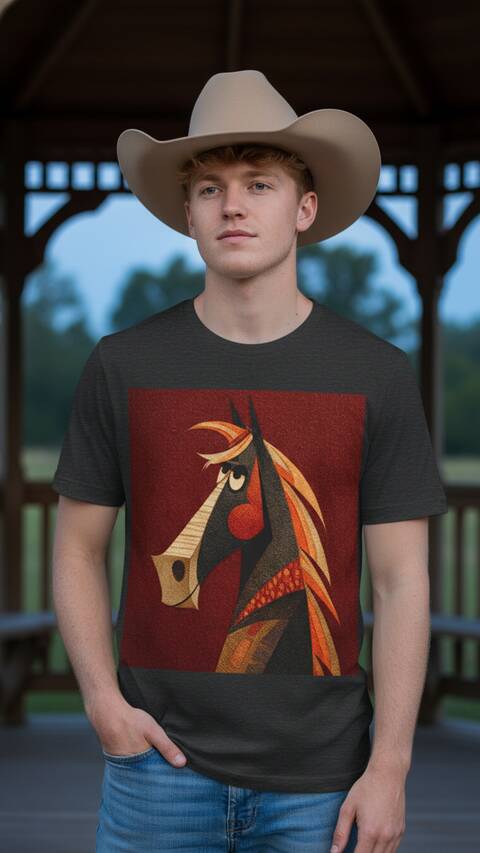 Model Wearing Shirt