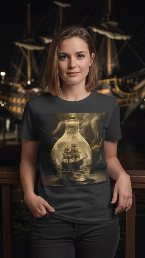 Model Wearing Shirt