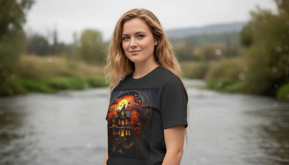 Model Wearing Shirt