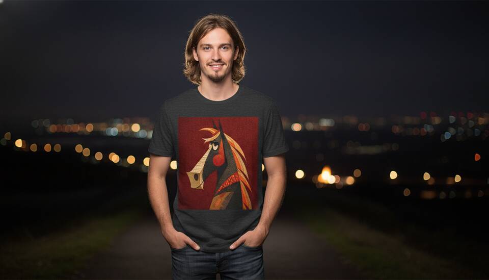 Model Wearing Shirt