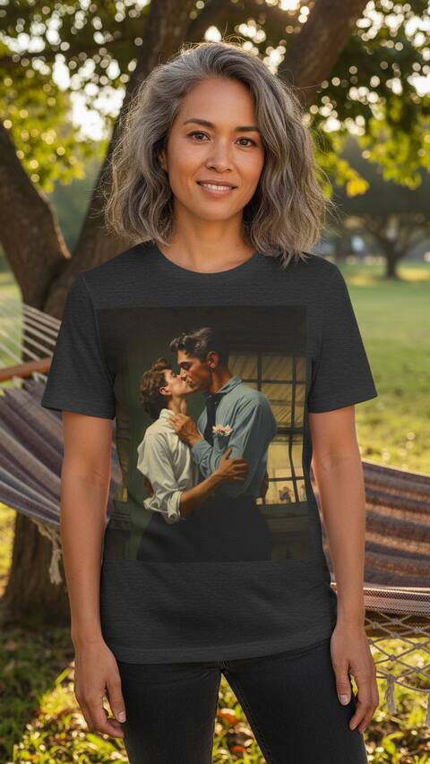 Model Wearing Shirt