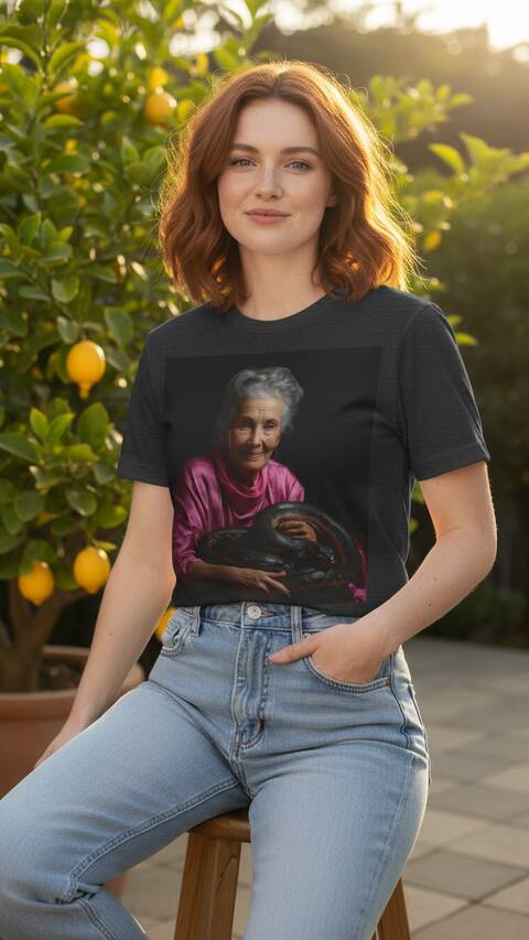 Model Wearing Shirt