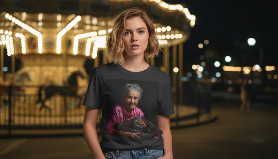 Model Wearing Shirt