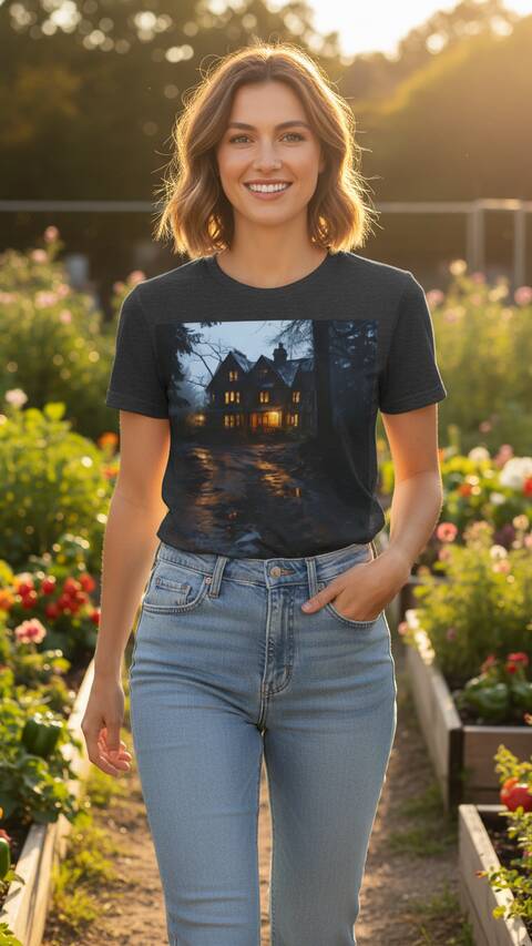 Model Wearing Shirt