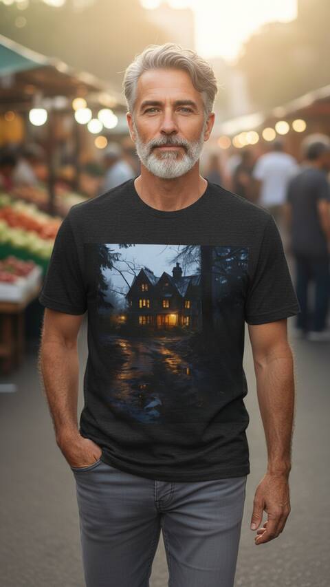 Model Wearing Shirt