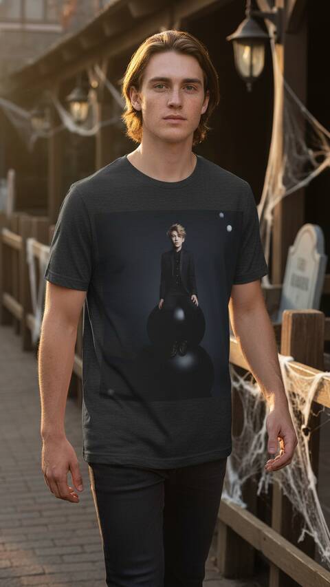 Model Wearing Shirt