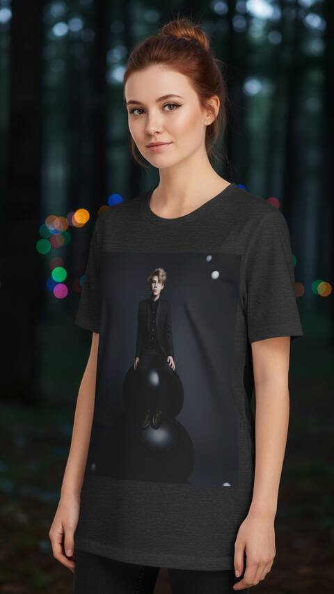 Model Wearing Shirt