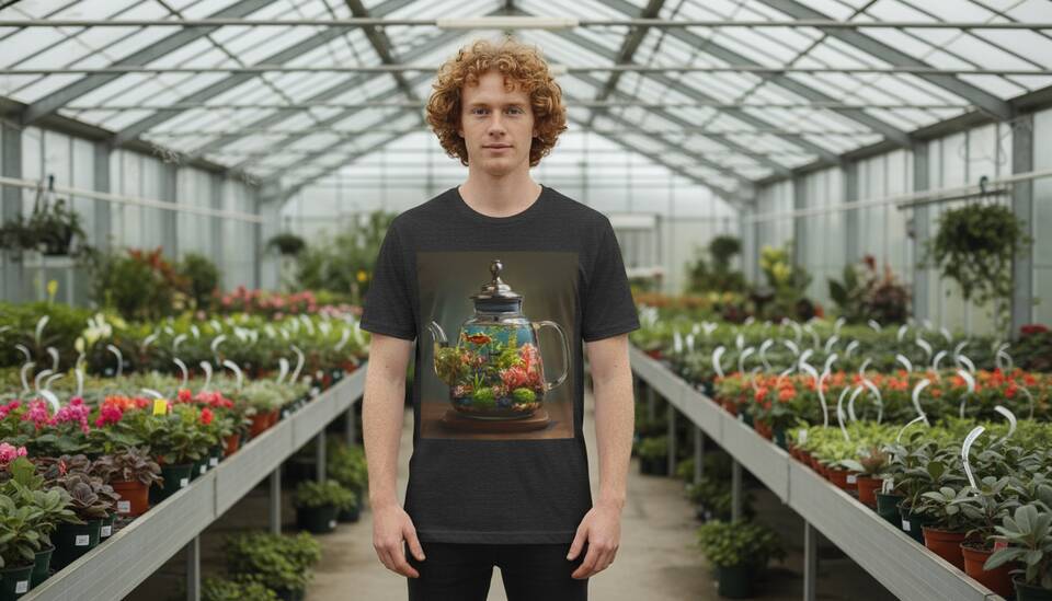 Model Wearing Shirt