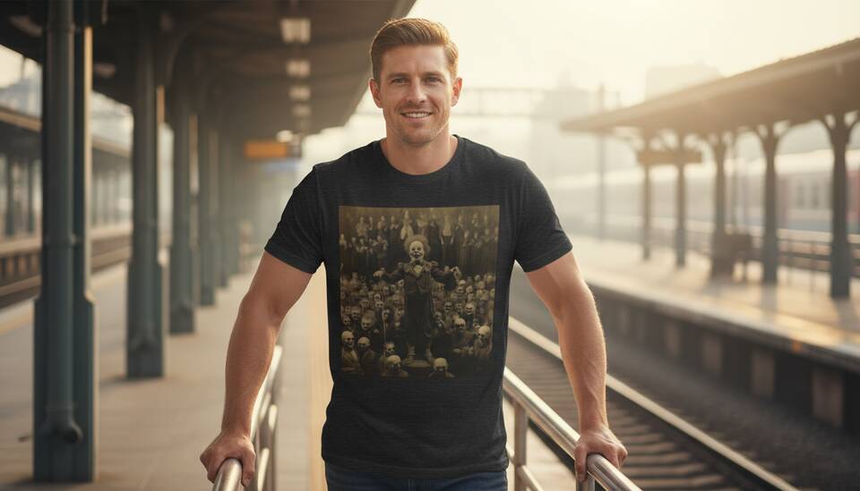 Model Wearing Shirt