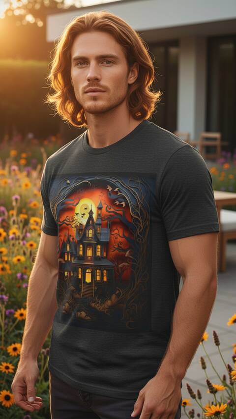Model Wearing Shirt