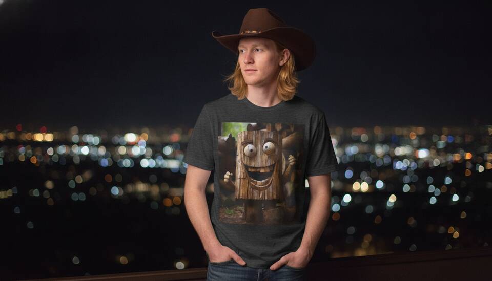 Model Wearing Shirt