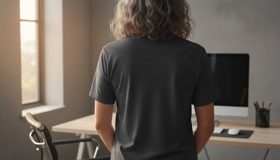 Model Wearing Shirt