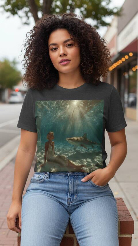Model Wearing Shirt