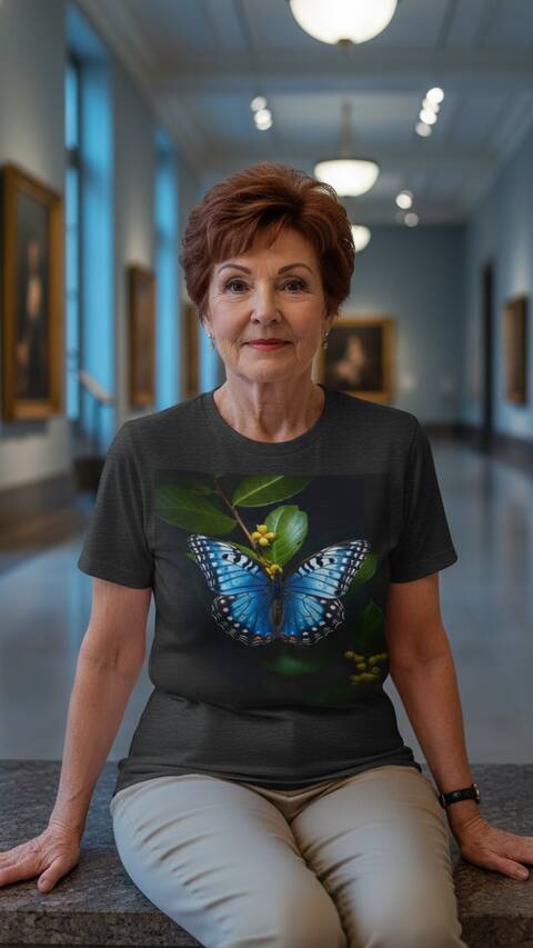 Model Wearing Shirt