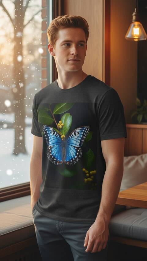 Model Wearing Shirt