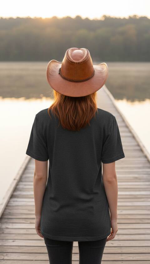 Model Wearing Shirt