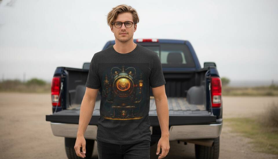 Model Wearing Shirt