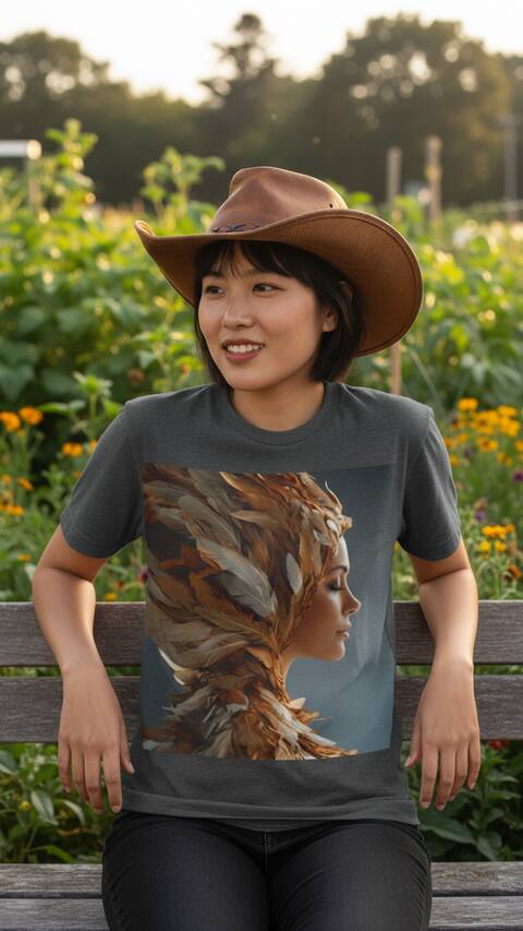 Model Wearing Shirt