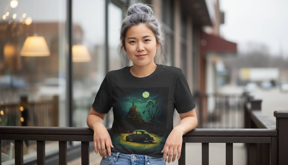 Model Wearing Shirt