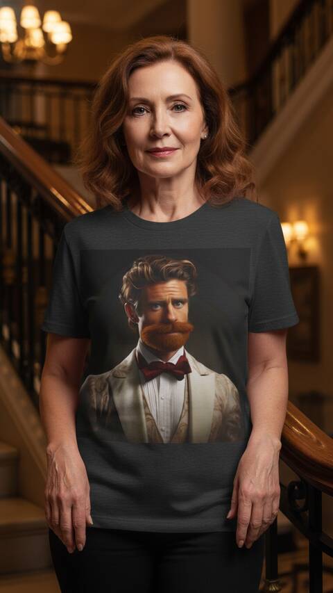 Model Wearing Shirt