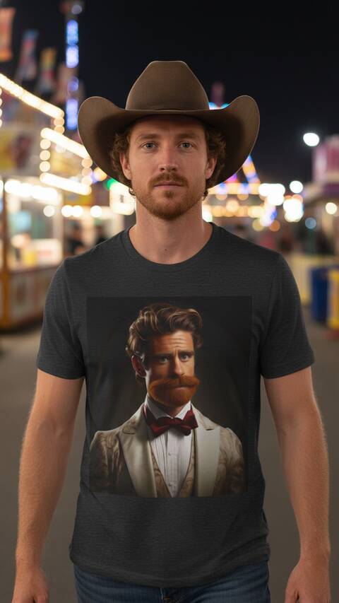 Model Wearing Shirt
