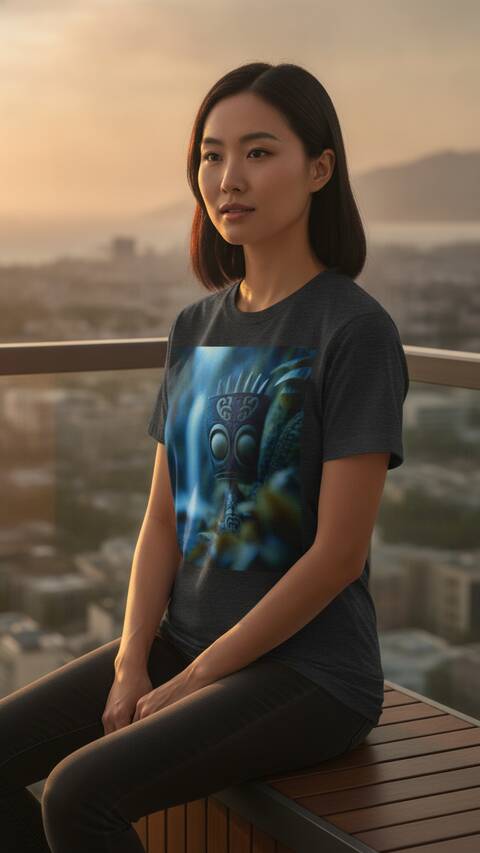 Model Wearing Shirt