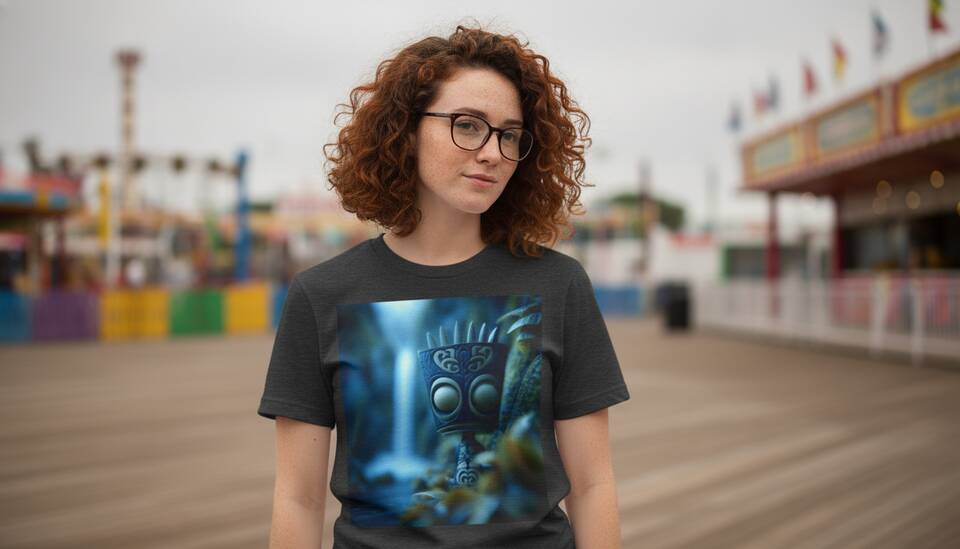 Model Wearing Shirt