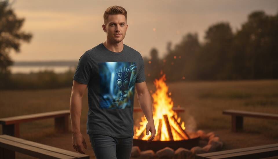 Model Wearing Shirt