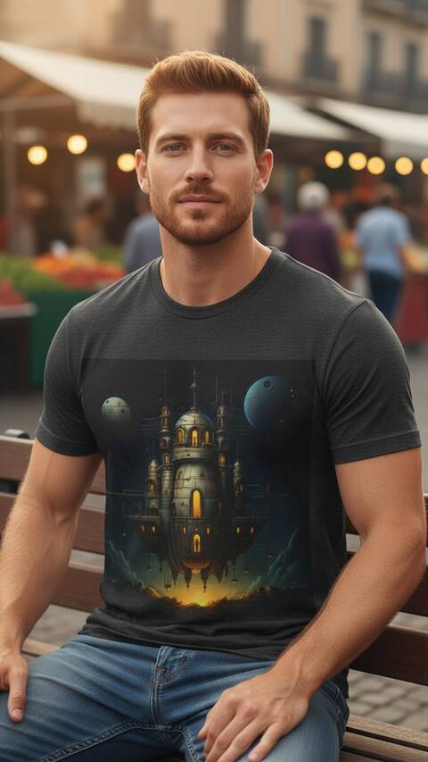 Model Wearing Shirt