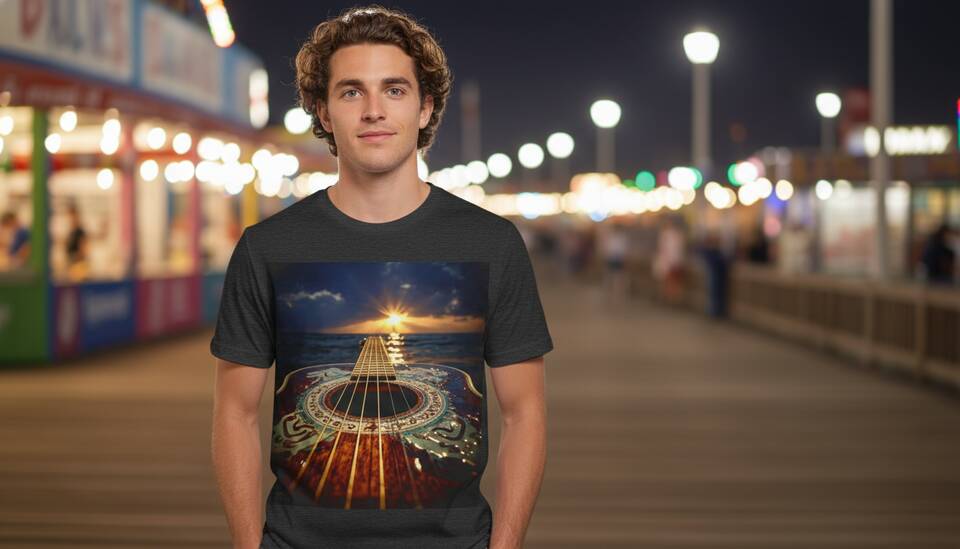 Model Wearing Shirt