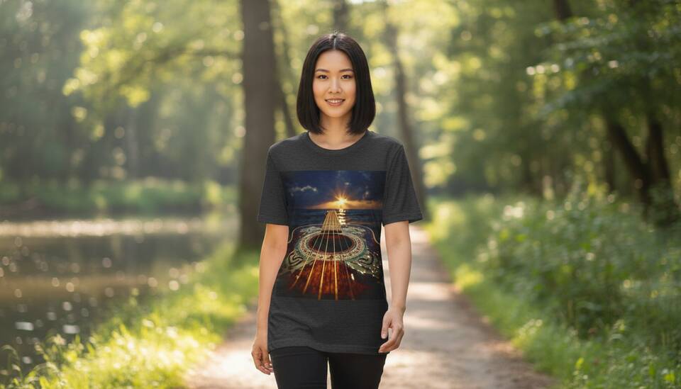 Model Wearing Shirt