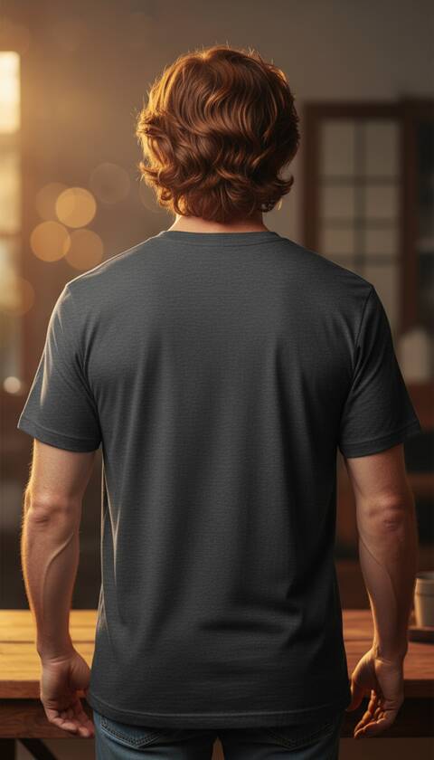 Model Wearing Shirt