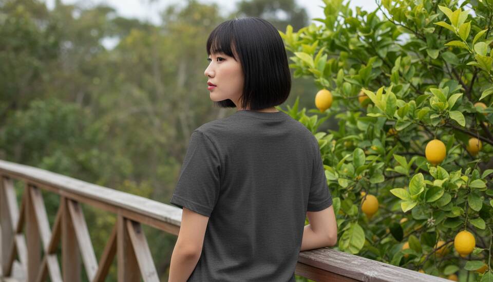 Model Wearing Shirt
