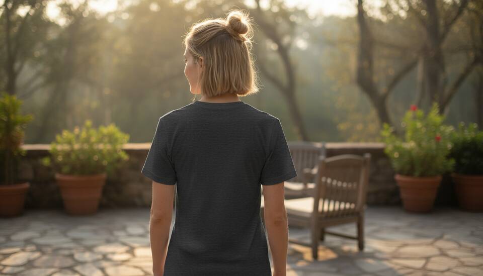 Model Wearing Shirt